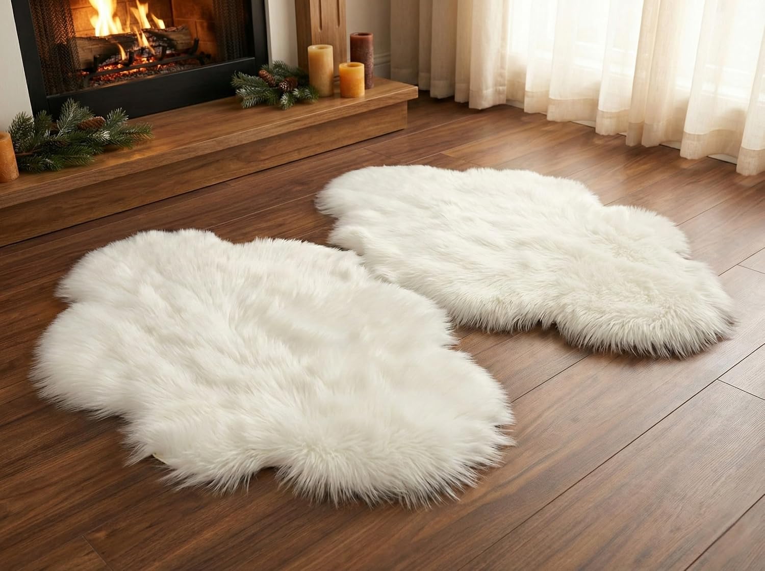 Fluffy Faux Sheepskin Cloud Rugs for Cozy Home